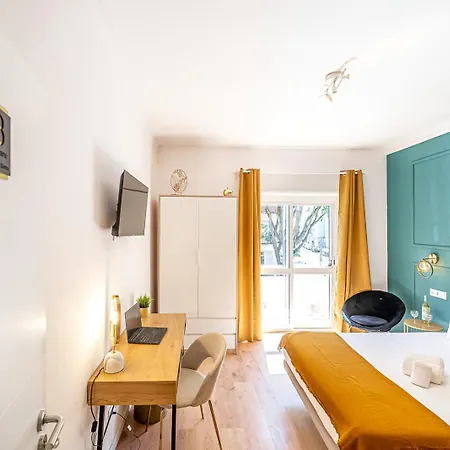 Goa Square By Lisbon With Sintra - Shared Bathrooms 招待所